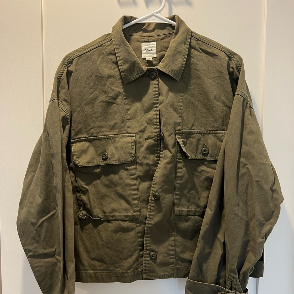 Vans Men's Olive Military Jacket